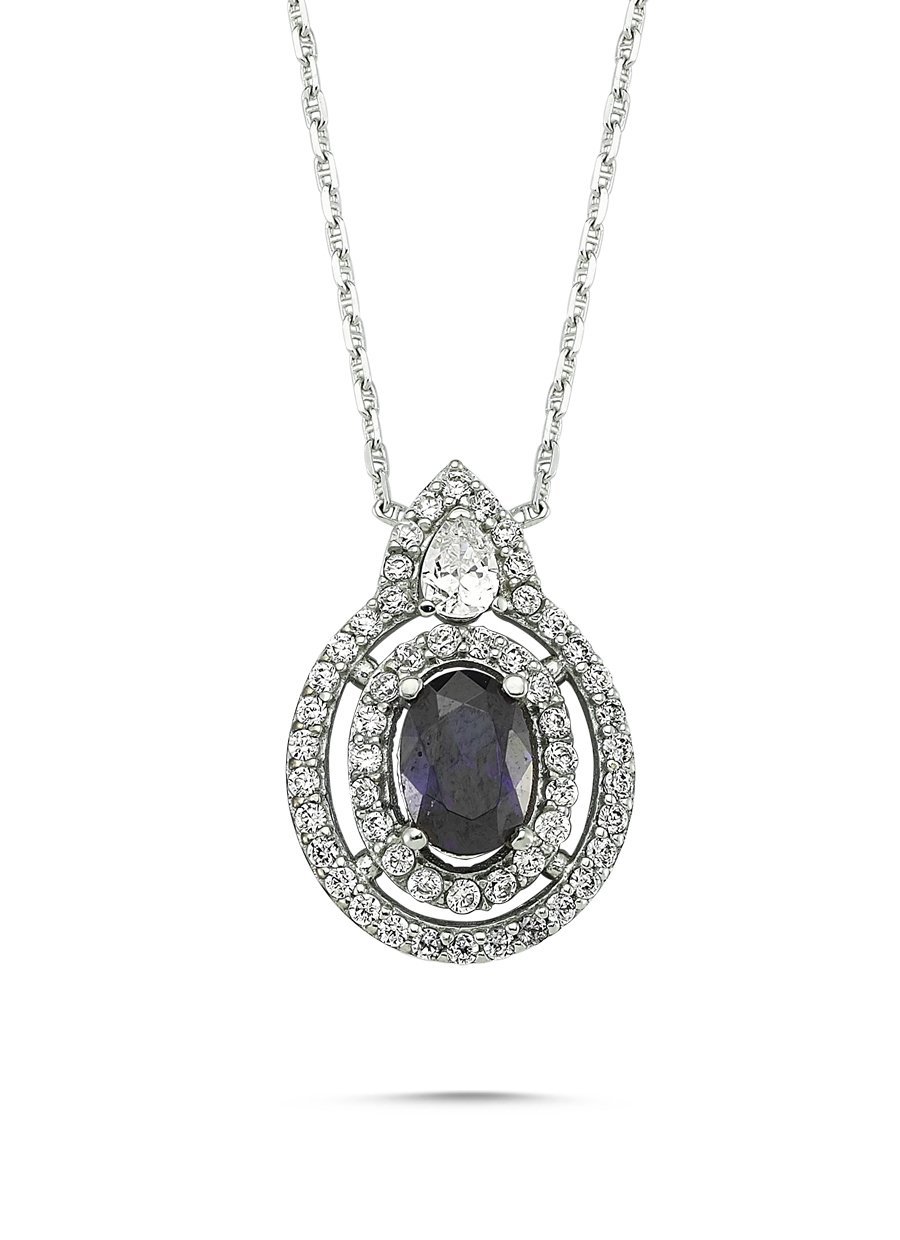 MANODİ Nuur anturaj safir kolye